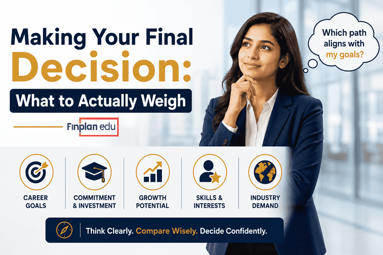 PGDM-IAF program Finplan Edu career decision guide PGDM-IAF